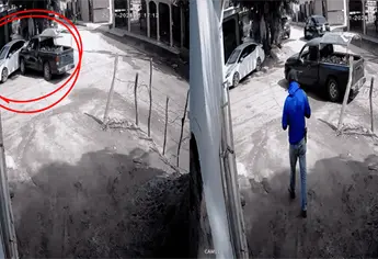 Pick up cargada de sandías chocó y huyó en Higuera de Zaragoza en Ahome