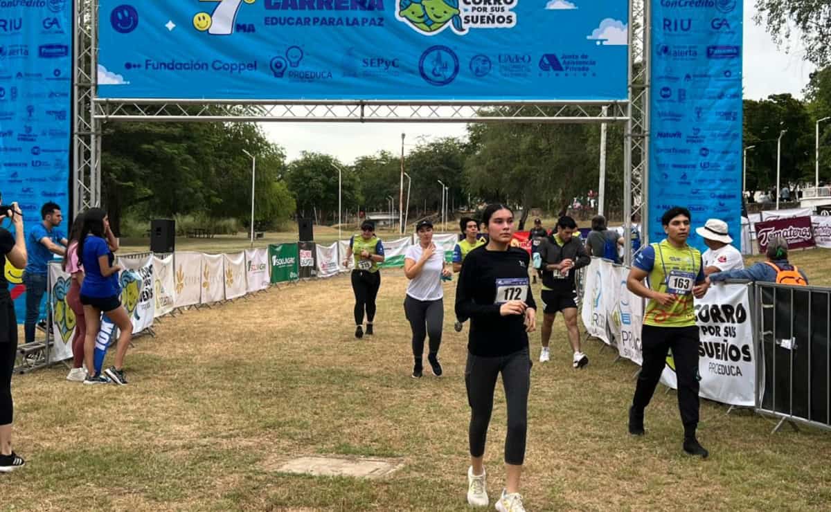 Culiacanenses corren por la educación en la 7.ª carrera Corro por sus Sueños de Proeduca