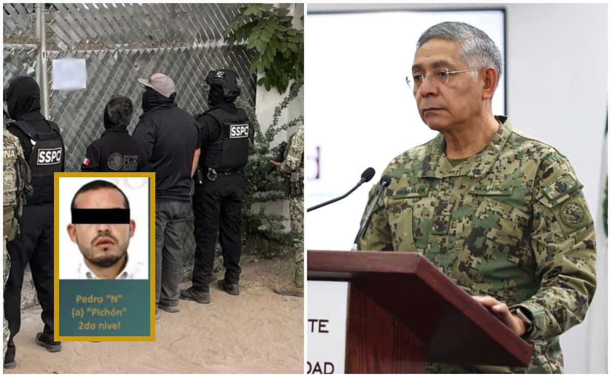 La caída de El Pichón debilita al Cártel de Sinaloa y disminuye la producción de drogas sintéticas, Secretario de Marina