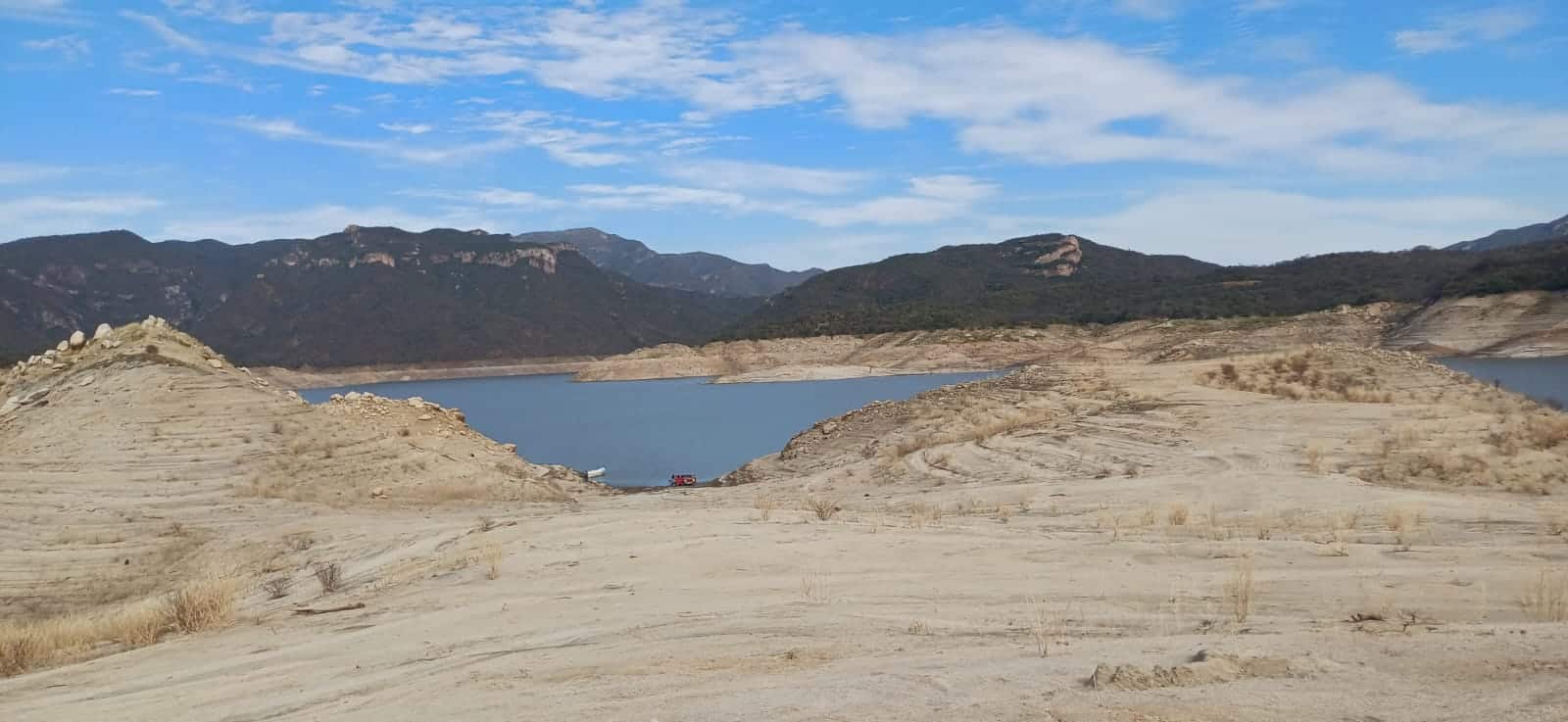 ¿Dónde quedó el agua? Presa Huites al 30 %, pescadores  en riesgo de perder alevines