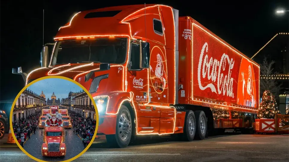 FOTO: Ya hay fechas confirmadas para la tradicional Caravana Coca-Cola 2025 en México para iniciar la temporada navideña y un chat oficial para conocer las rutas