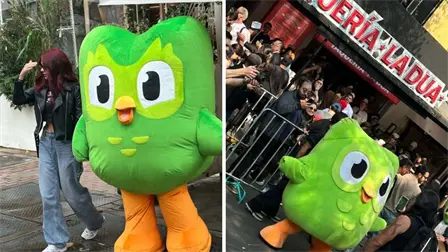 Dua Lipa y Duolingo causan furor en redes con su foto en la CDMX