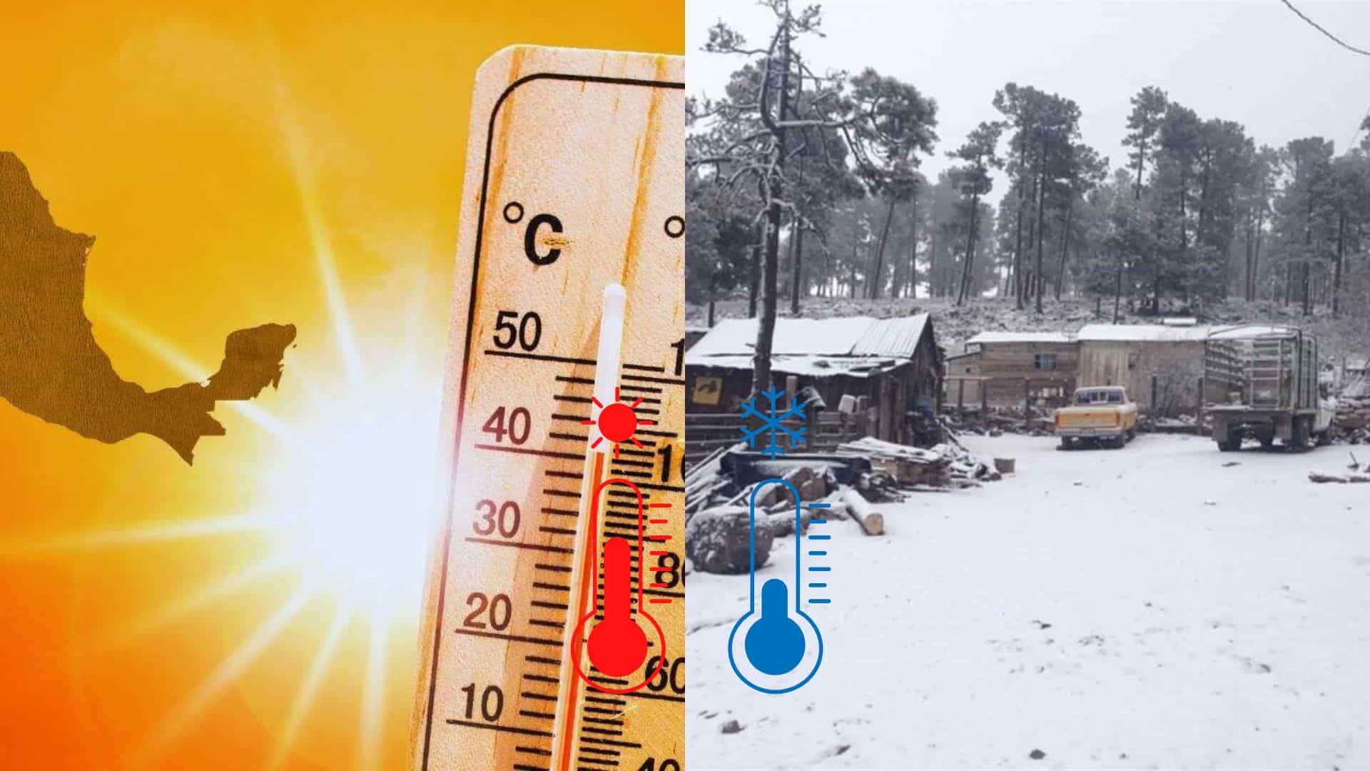 Diciembre inicia con calor extremo: hasta 40°C en ocho estados del país