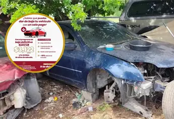 Da de baja vehículos chatarra durante todo diciembre con el Programa de Baja Definitiva