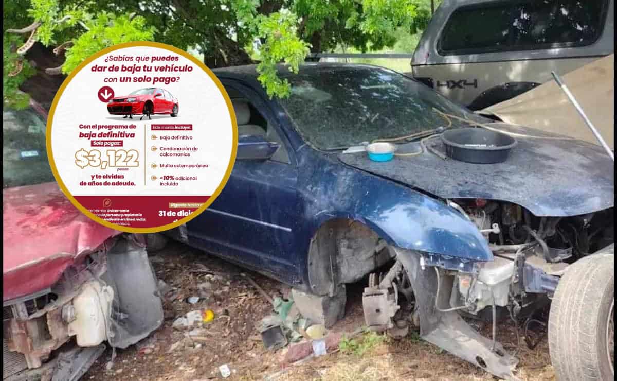 Da de baja vehículos chatarra durante todo diciembre con el Programa de Baja Definitiva