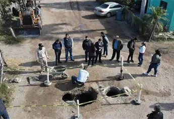 Extraen refrigeradores, colchones y hasta máquinas de coser de drenajes en Las Canteras