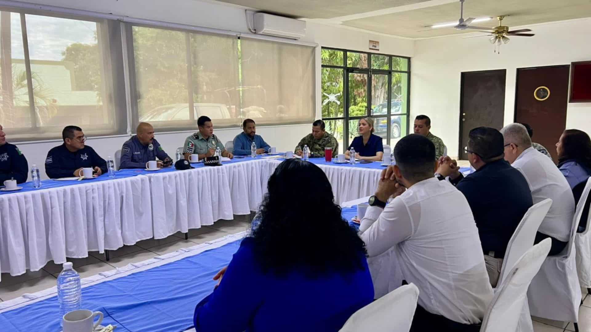 Estrella Palacios participa en la Mesa Regional de Seguridad