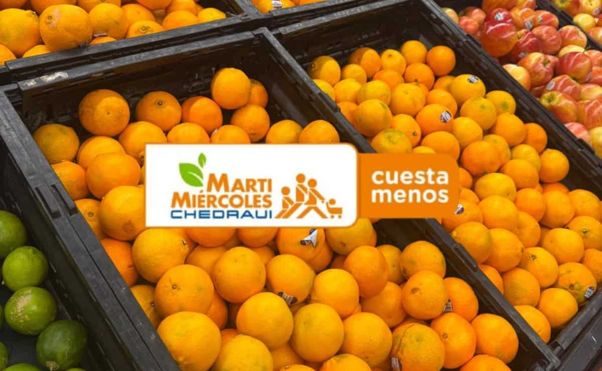Martimiércoles Chedraui: ofertas 2 y 3 de diciembre en frutas y verduras