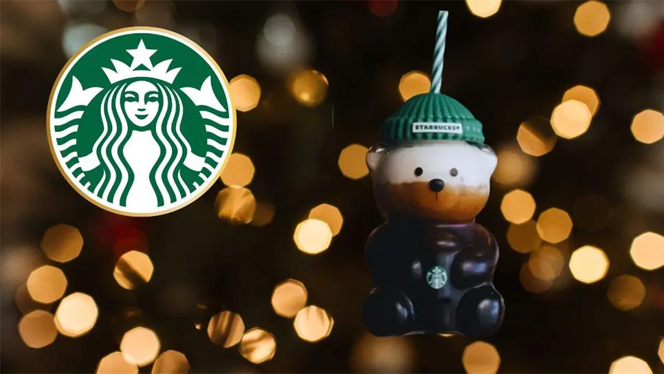 El Bearista Cup forma parte de la colección navideña de Starbucks 2025. FOTO: Luz Noticias.