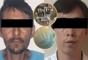 Detienen a 3 sujetos con maquinaria para confeccionar pastillas de fentanilo, en Culiacán