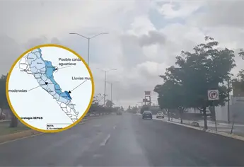 Prevén lluvias en Sinaloa entre jueves y viernes por nuevo frente frío