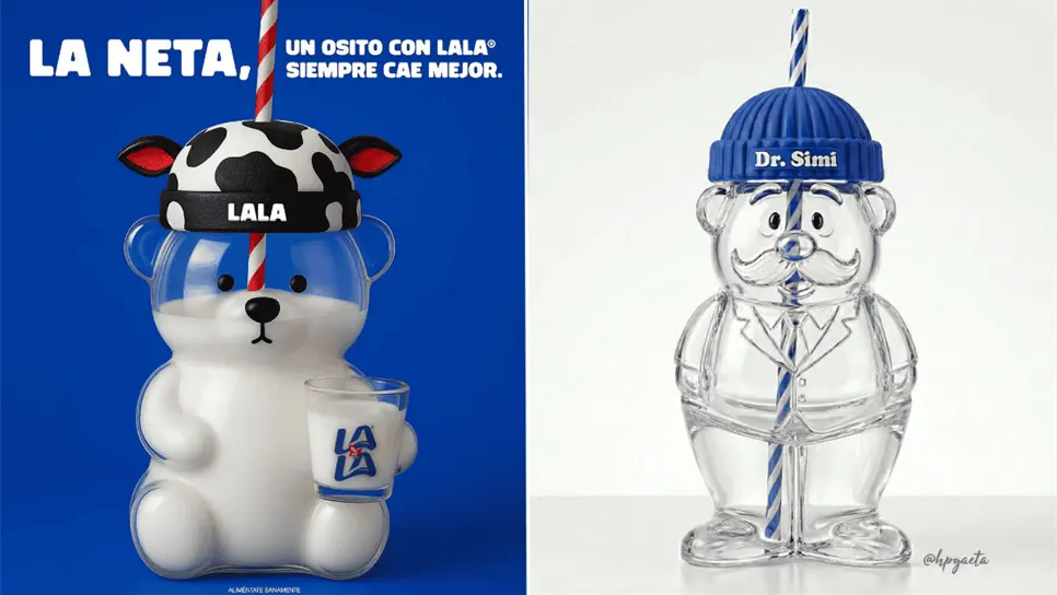 Otras marcas también se unieron a la tendencia de los vasos bearistas. (FOTO: X).