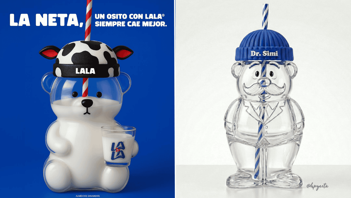 Lala recrea vaso Vaquita tras el lanzamiento del Vaso Bearista Starbucks; Bachoco se une al trend