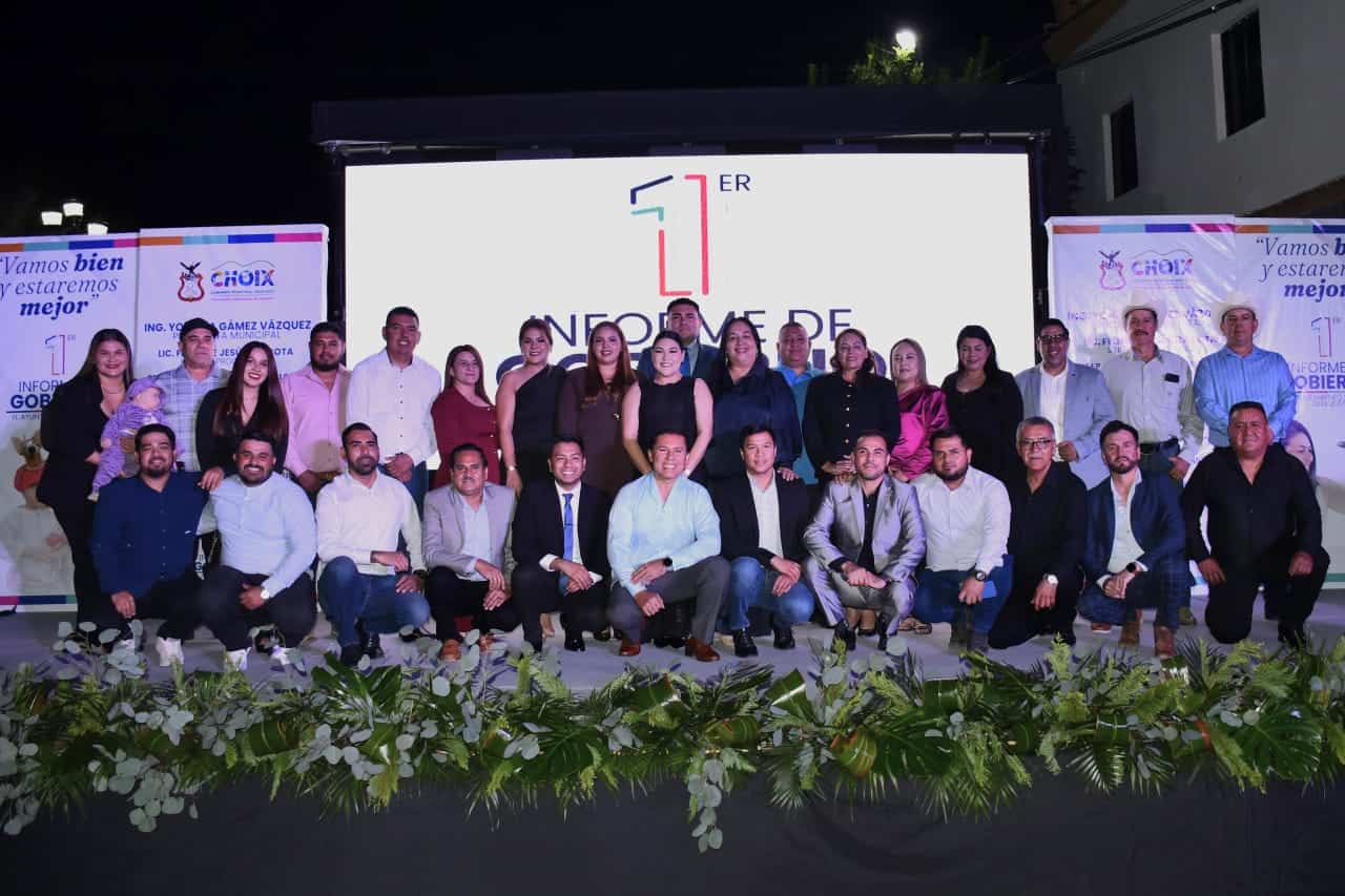 Yoneida Gámez presenta su primer informe de labores ante los choicenses