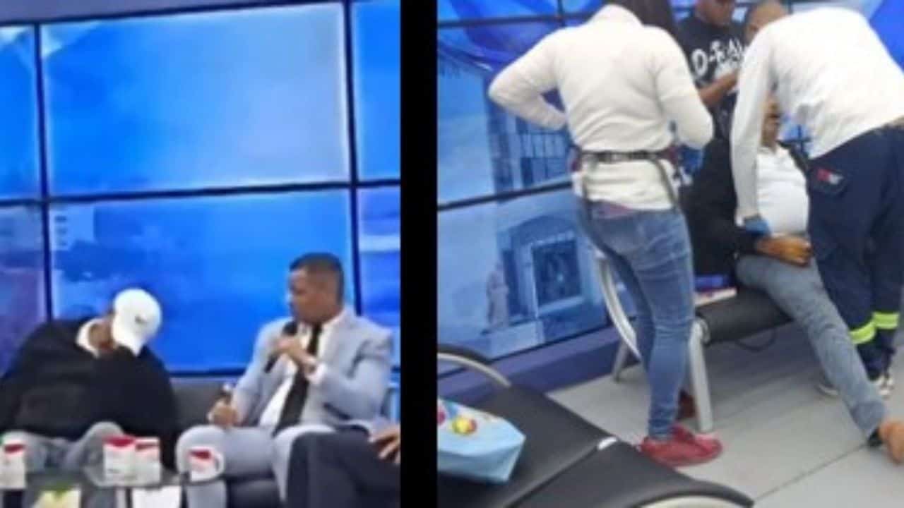 Hombre muere en pleno programa en vivo, le dio un paro cardiaco en la entrevista | VIDEO