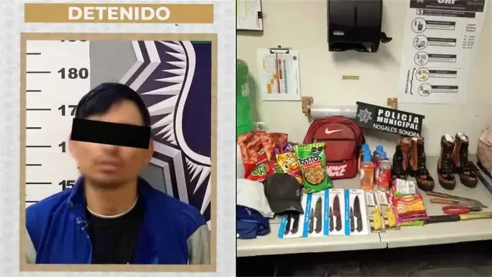 El presunto delincuente fue atrapado con las manos en la masa, donde este llevaba varios artículos, por lo que fue llevado a las instalaciones policíacas para quedar ante el juez correspondiente