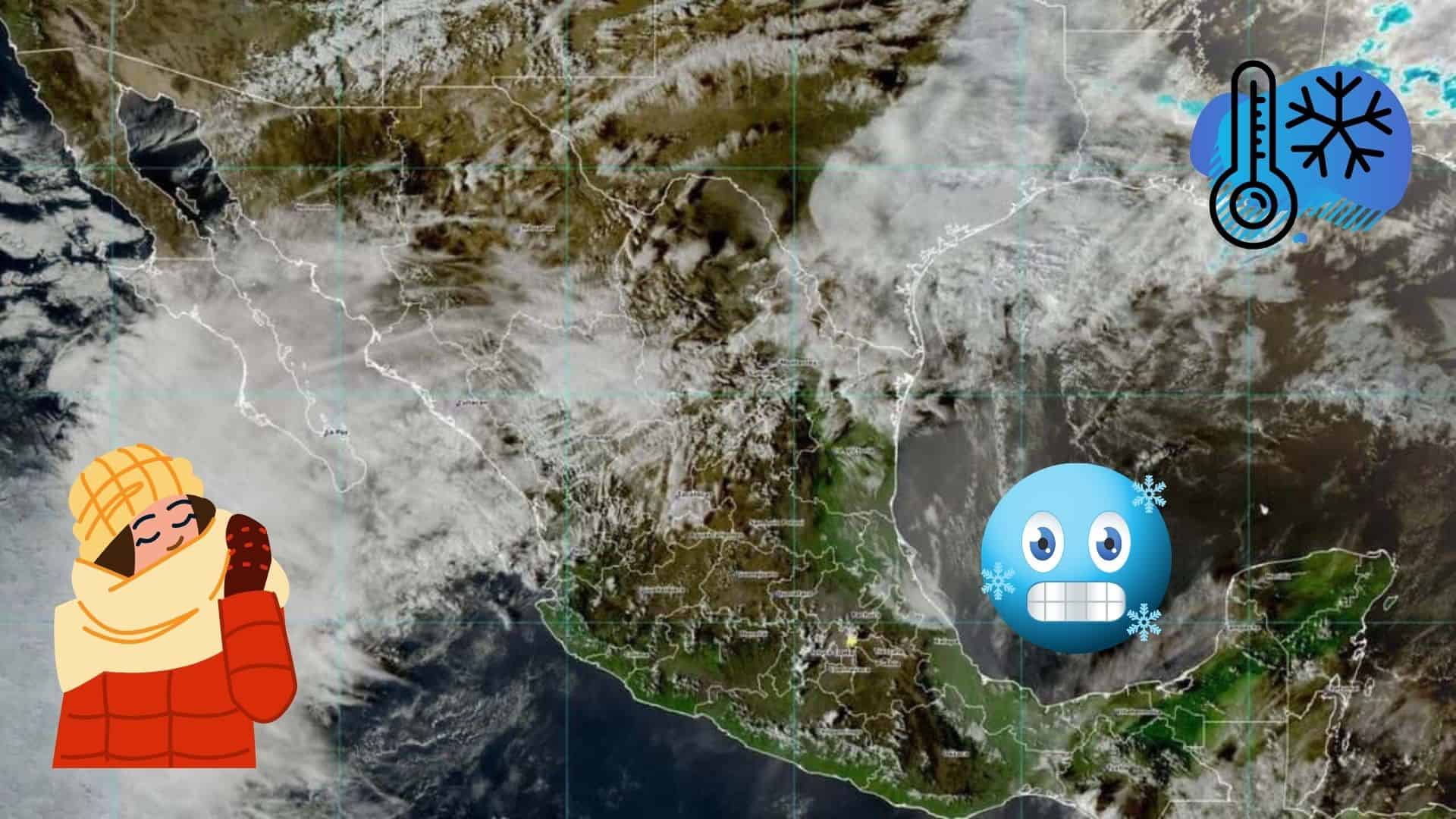 México se congela: frío severo y nevadas por la llegada del Frente Frío 18