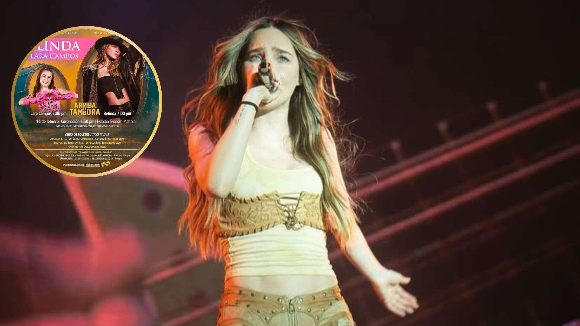 Belinda llega al Carnaval de Mazatlán 2026: esto tendrás que pagar para verla en vivo