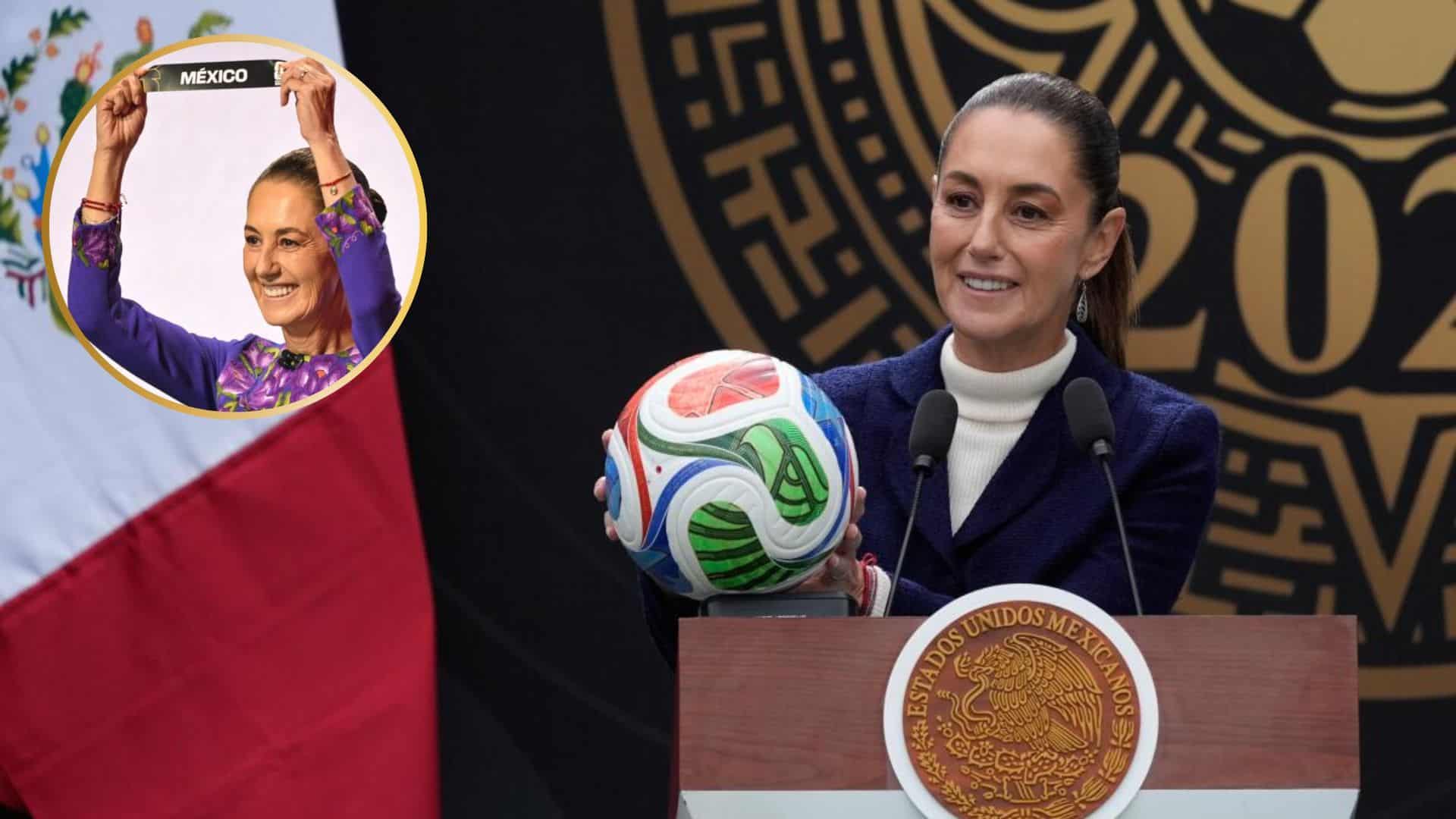 Estamos orgullosos, orgullosas, de recibir por tercera vez la Copa Mundial: Sheinbaum