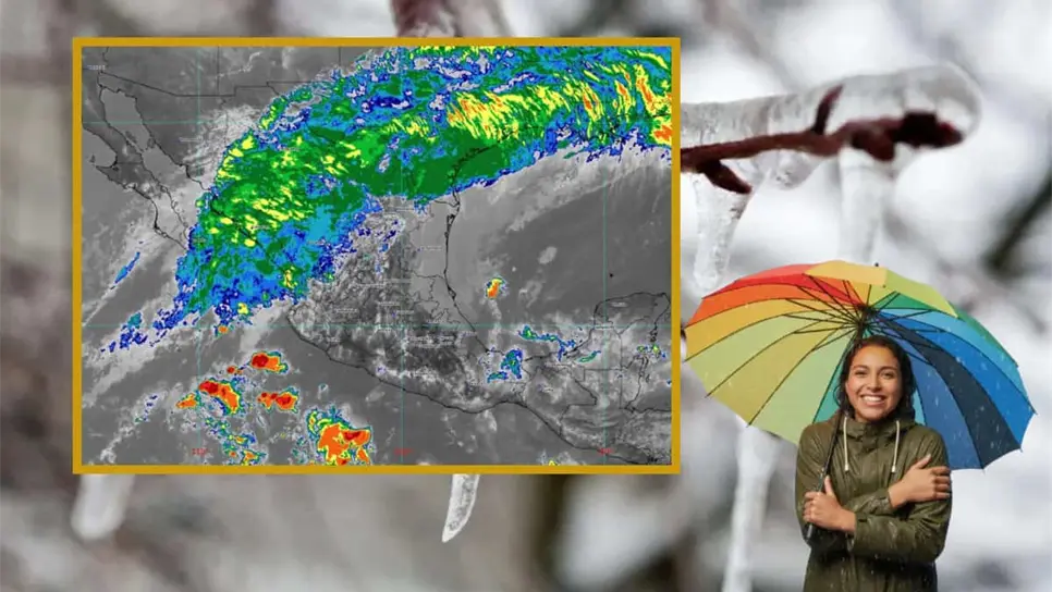 FOTO: El río atmosférico transporta una inmensa cantidad de humedad desde el Pacífico que, al combinarse con el aire frío, intensifica las lluvias y provoca la caída de nieve y aguanieve en las sierras del norte del país