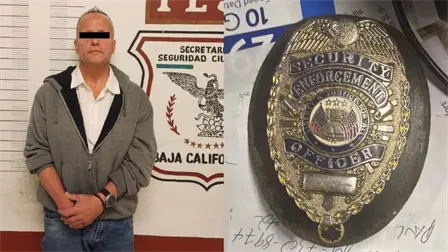 Detienen a falso agente del FBI en México; portaba una placa de fantasía