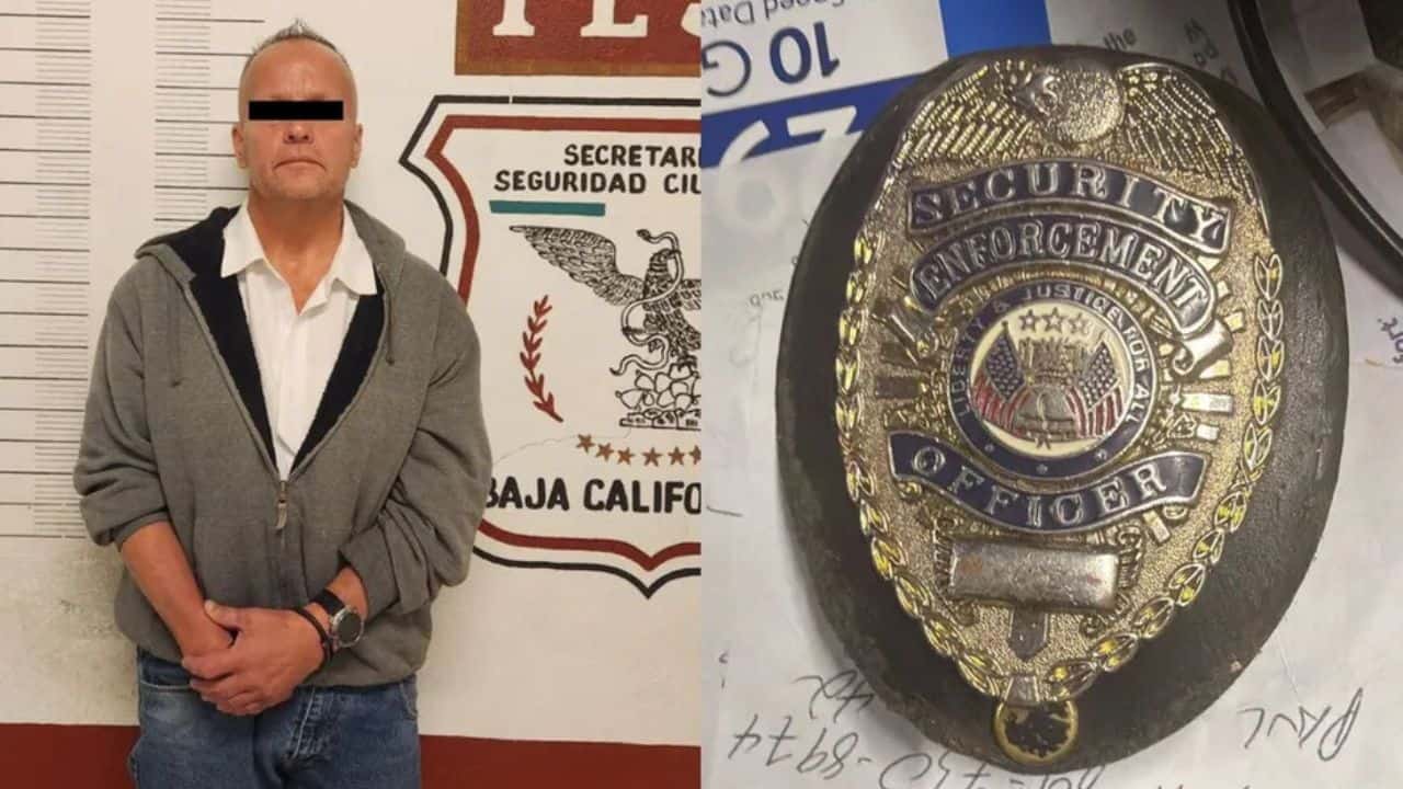 Detienen a falso agente del FBI en México; portaba una placa de fantasía