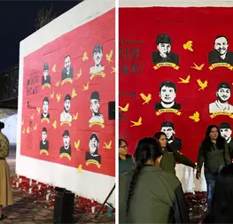 Colectivo Hasta Encontrarles devela mural para visibilizar a las personas desaparecidas, en Culiacán