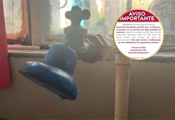 No habrá agua en estas colonias de Mazatlán el lunes 8 de diciembre; ¿Cuáles son?