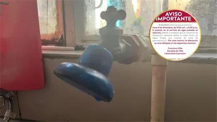 No habrá agua en estas colonias de Mazatlán el lunes 8 de diciembre; ¿Cuáles son?