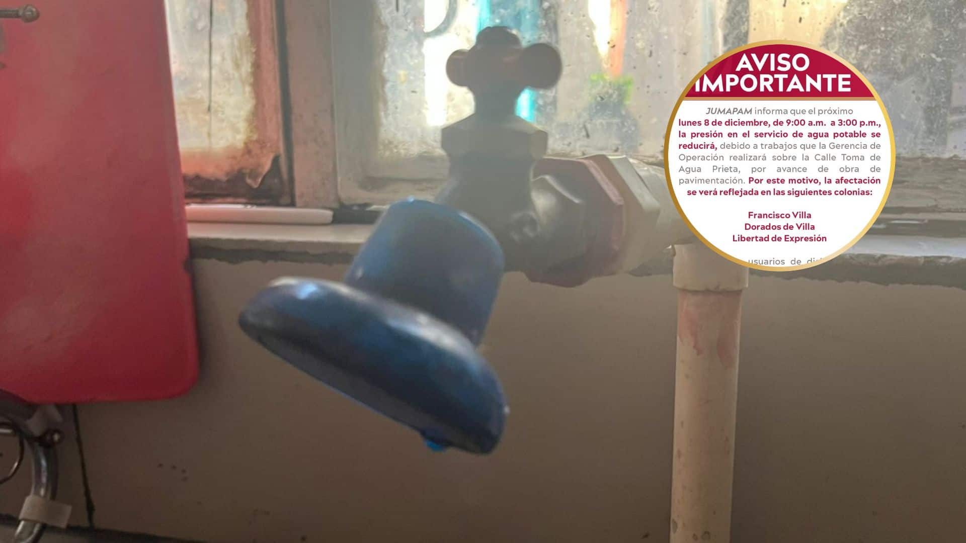 No habrá agua en estas colonias de Mazatlán el lunes 8 de diciembre; ¿Cuáles son?