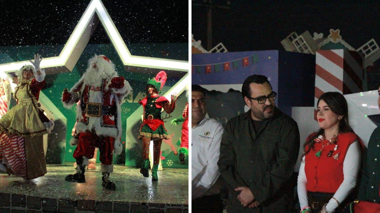¡Llegó la Navidad!, inauguran la Verbena Navideña Culiacán 2025