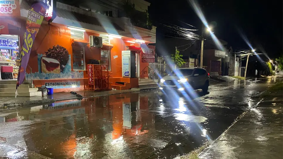 Se registraron lluvias en distintos sectores del puerto. (FOTO: Tahiry Zambrano).
