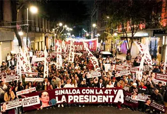 Sinaloa se suma a la celebración nacional por los 7 años de la 4T, en Ciudad de México