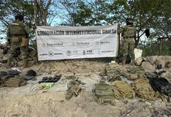 En operativo de fuerzas federales destruyen campamento del crimen organizado en San Ignacio