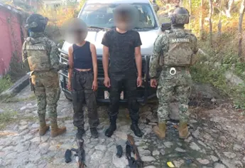 Detiene Semar a dos hombres fuertemente armados e inhabilita campamentos en Concordia