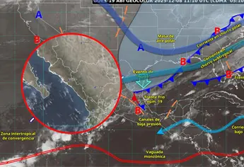 SMN: Frente Frío 19 provoca contraste climático en Sinaloa; Así el pronóstico del 8 de diciembre