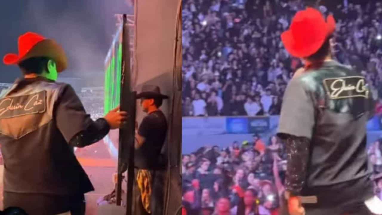 Eduin Caz rompe pantalla en concierto: esto pasó y así reaccionó tras el incidente | VIDEO