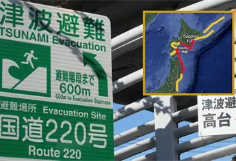 Fuerte sismo de 7.6 grados en Japón, emiten alerta de tsunami y obligan evacuar a 13 mil personas  