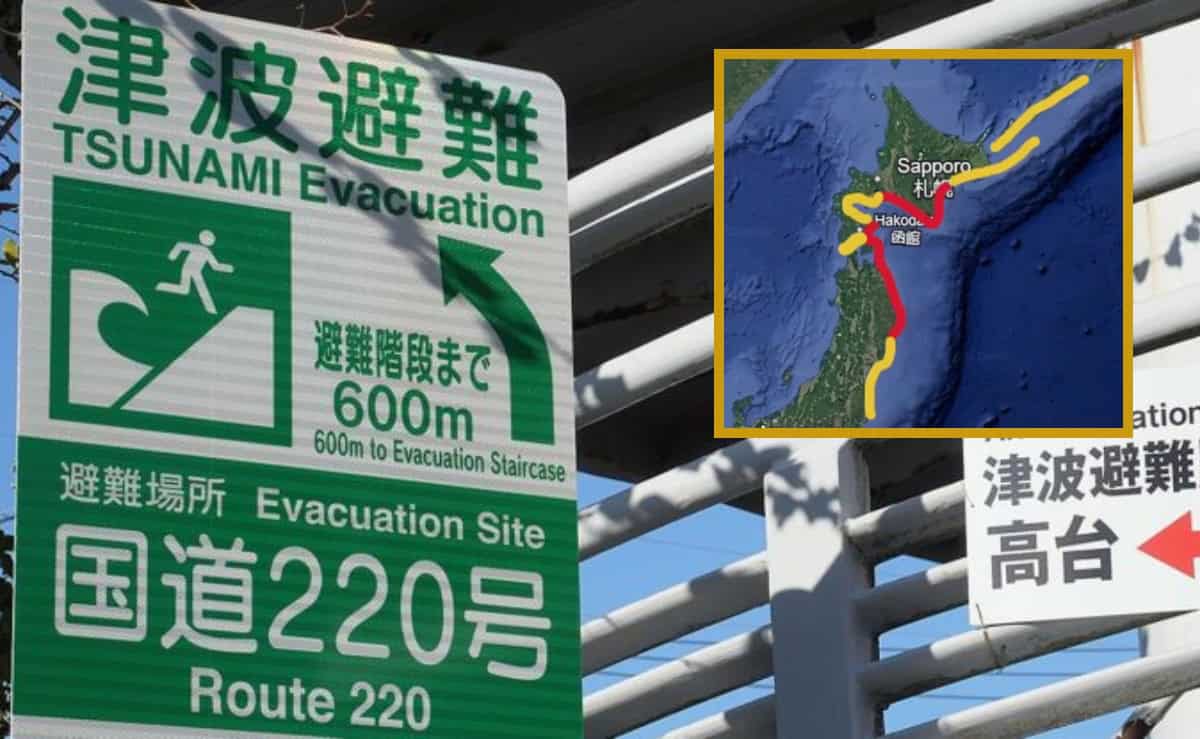 Fuerte sismo de 7.6 grados en Japón, emiten alerta de tsunami y obligan evacuar a 13 mil personas  