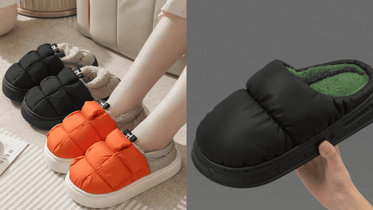 Puffer slippers: el calzado cómodo que estará de moda en este invierno 2025