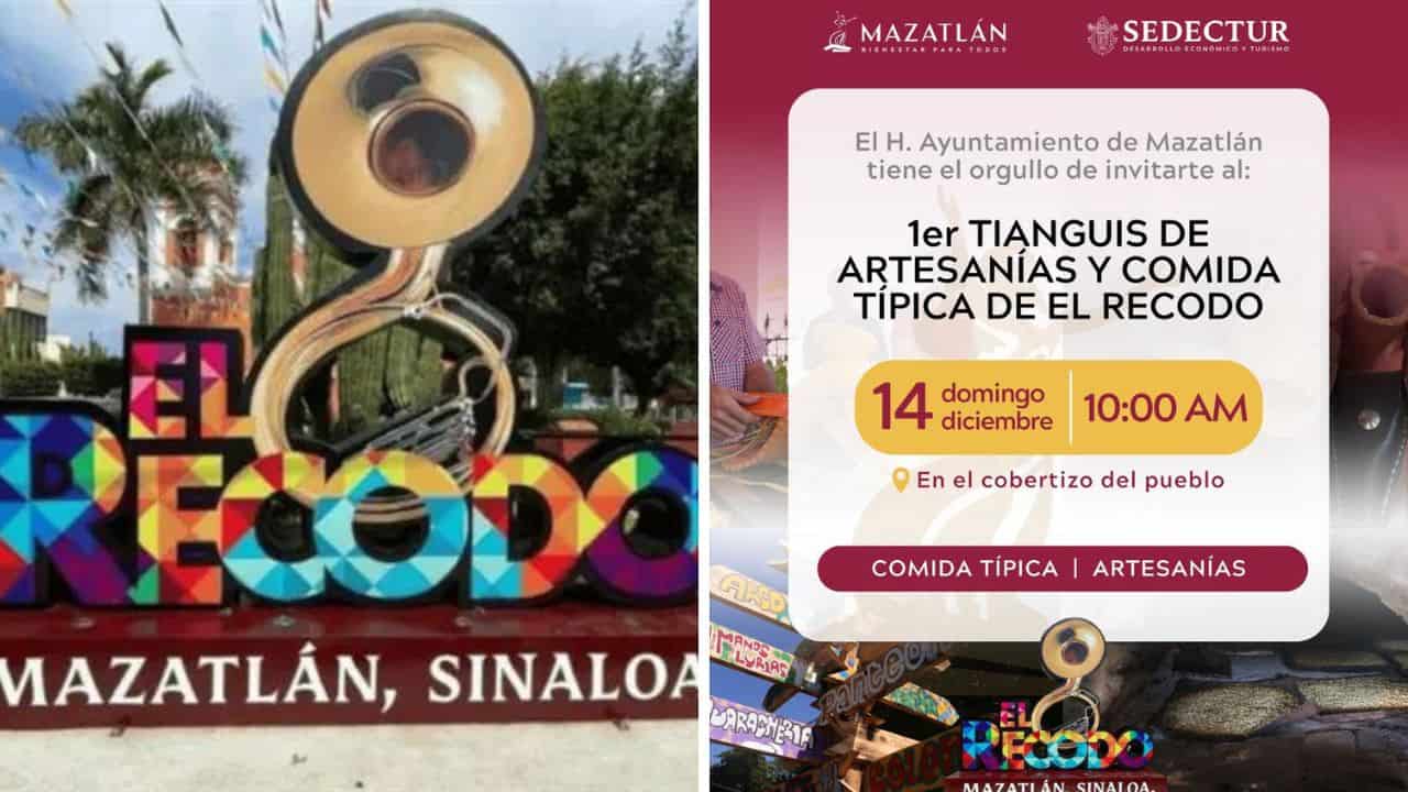 ¿Sin plan para este domingo en Mazatlán? El Recodo te espera con su Primer Tianguis de Artesanías y Comida Típica