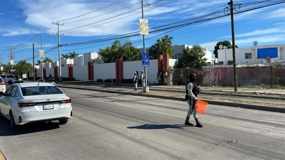 Elementos de la Guardia Nacional acudieron al lugar. (FOTO: Luz Noticias).