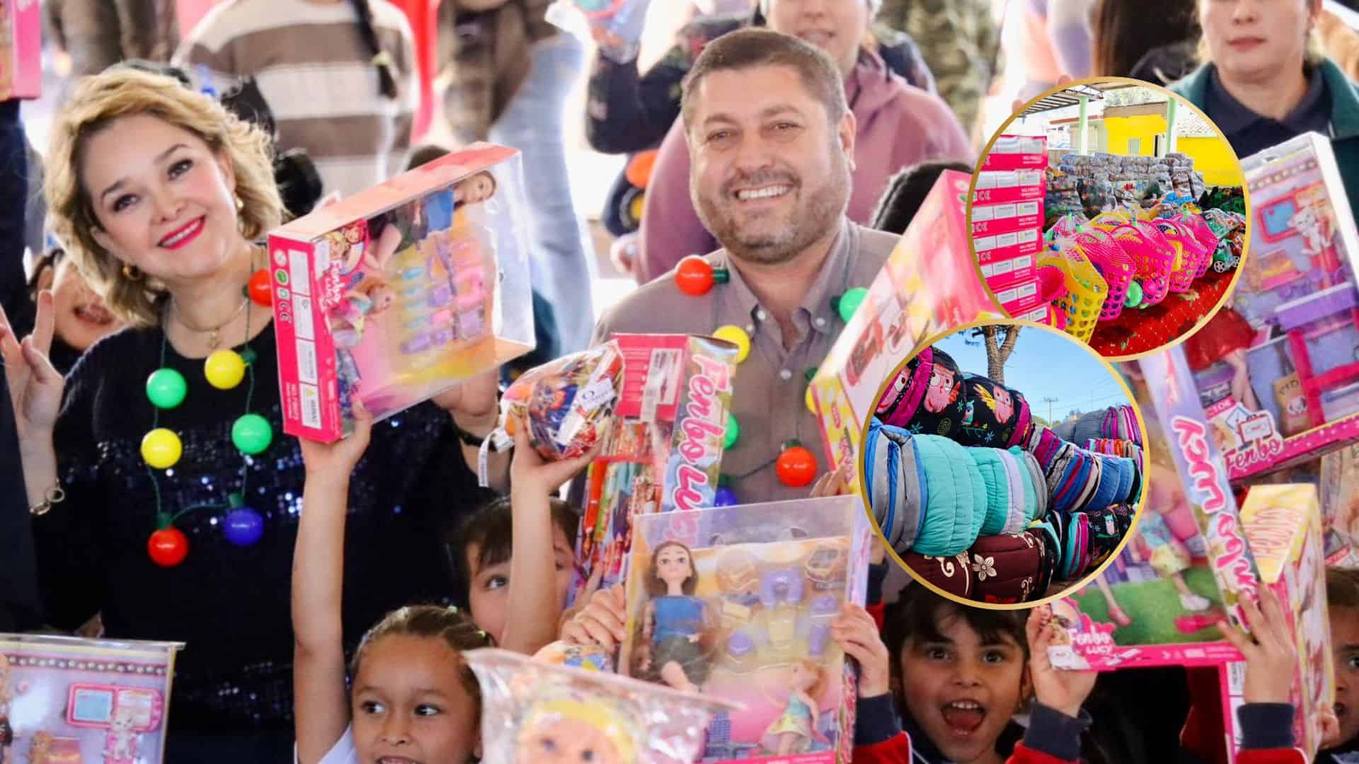 Caravana Navideña de DIF Sinaloa llega a Badiraguato con juguetes y apoyos