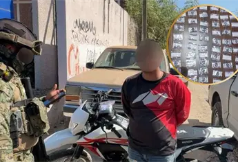Navales detienen a dos vendedores de droga y aseguran 6 motocicletas en operativos en Mazatlán