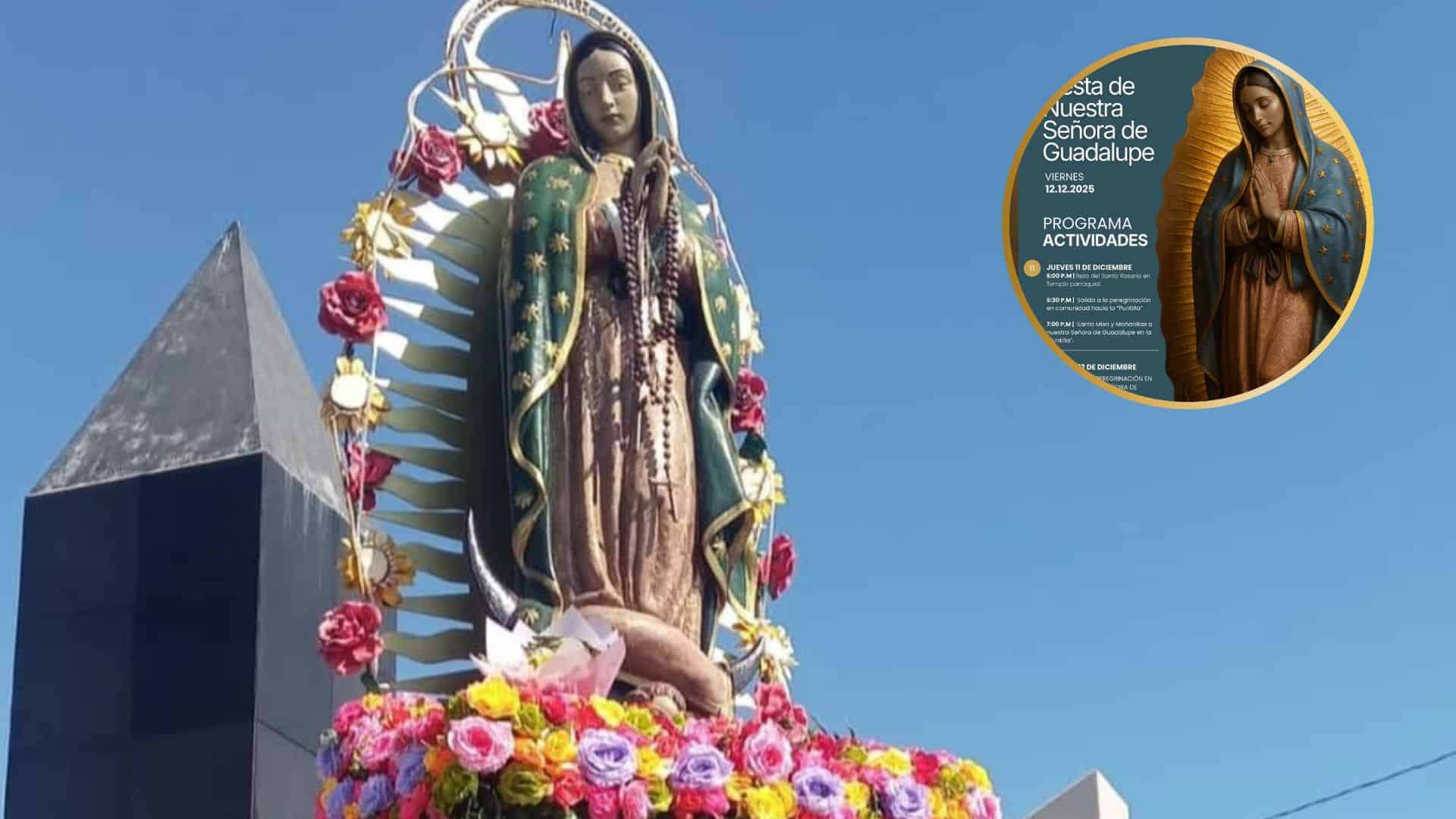 Peregrinaciones, misa y mañanitas: así celebrarán en Mazatlán a la Virgen de Guadalupe, aquí los detalles