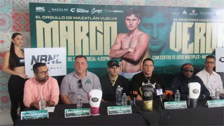 ¡Alista los puños! Marco Verde se enfrentará este sábado al nigeriano Raphael "Trouble" Igbokwe en Mazatlán ¡Alista los puños! Marco Verde se enfrentará este sábado al nigeriano Raphael "Trouble" Igbokwe en Mazatlán