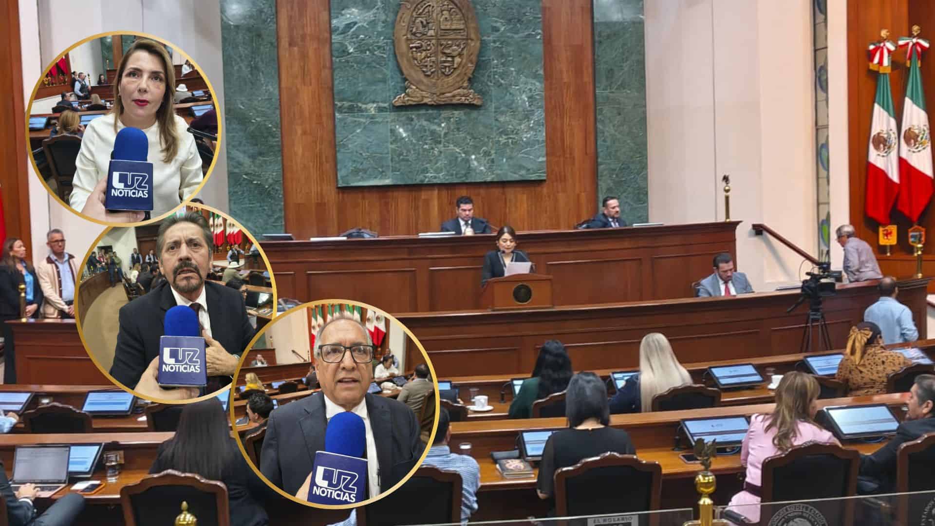 Diputados opinan sobre el voto en contra de legisladores morenistas sobre el crédito estatal