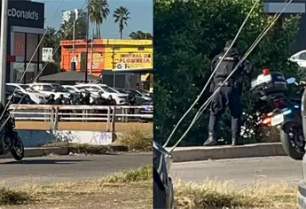 Policías de Mazatlán disparan al aire para detener a un joven tras persecución; lo capturan