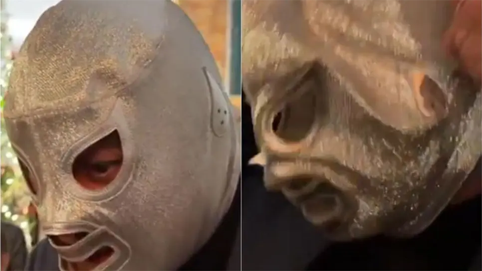 Pero antes de despedirse de sus aficionados, El Hijo del Santo hizo algo que jamás imaginaría, quitarse su legendaria máscara ante un grupo de personas en un evento privado