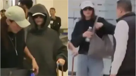 Captan a Fátima Bosch de regreso a México; llevaba capucha y lentes para pasar desapercibida Captan a Fátima Bosch de regreso a México; llevaba capucha y lentes para pasar desapercibida